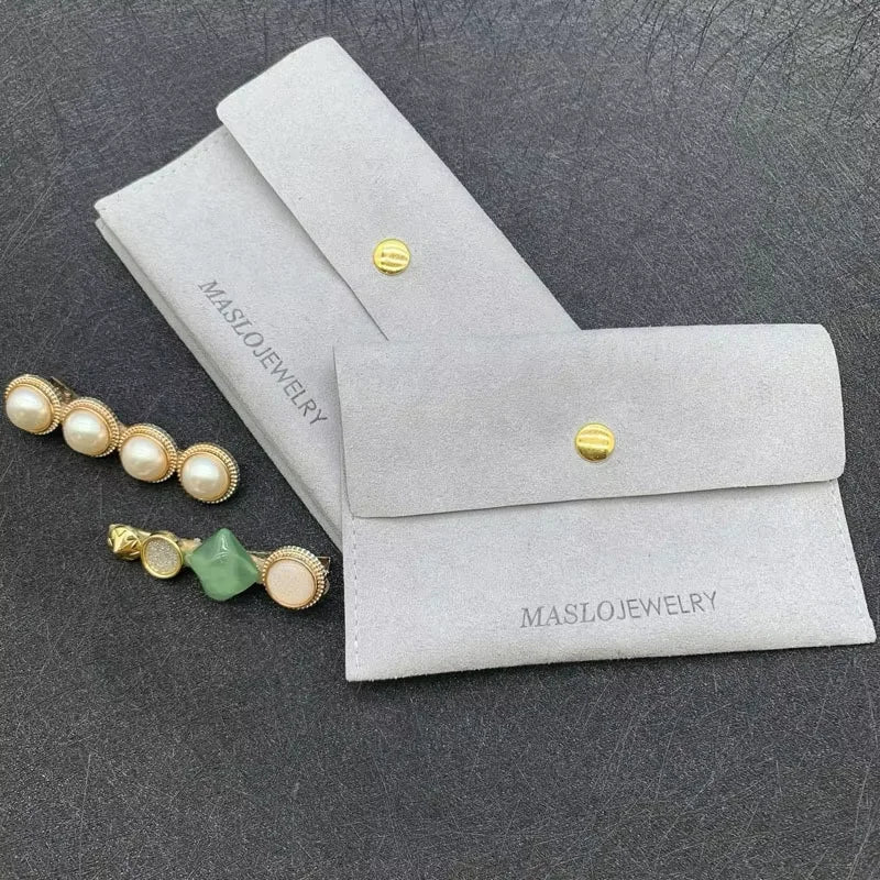 Custom Velvet Jewelry Pouches with Logo | MOQ 100 | 5-Day Lead