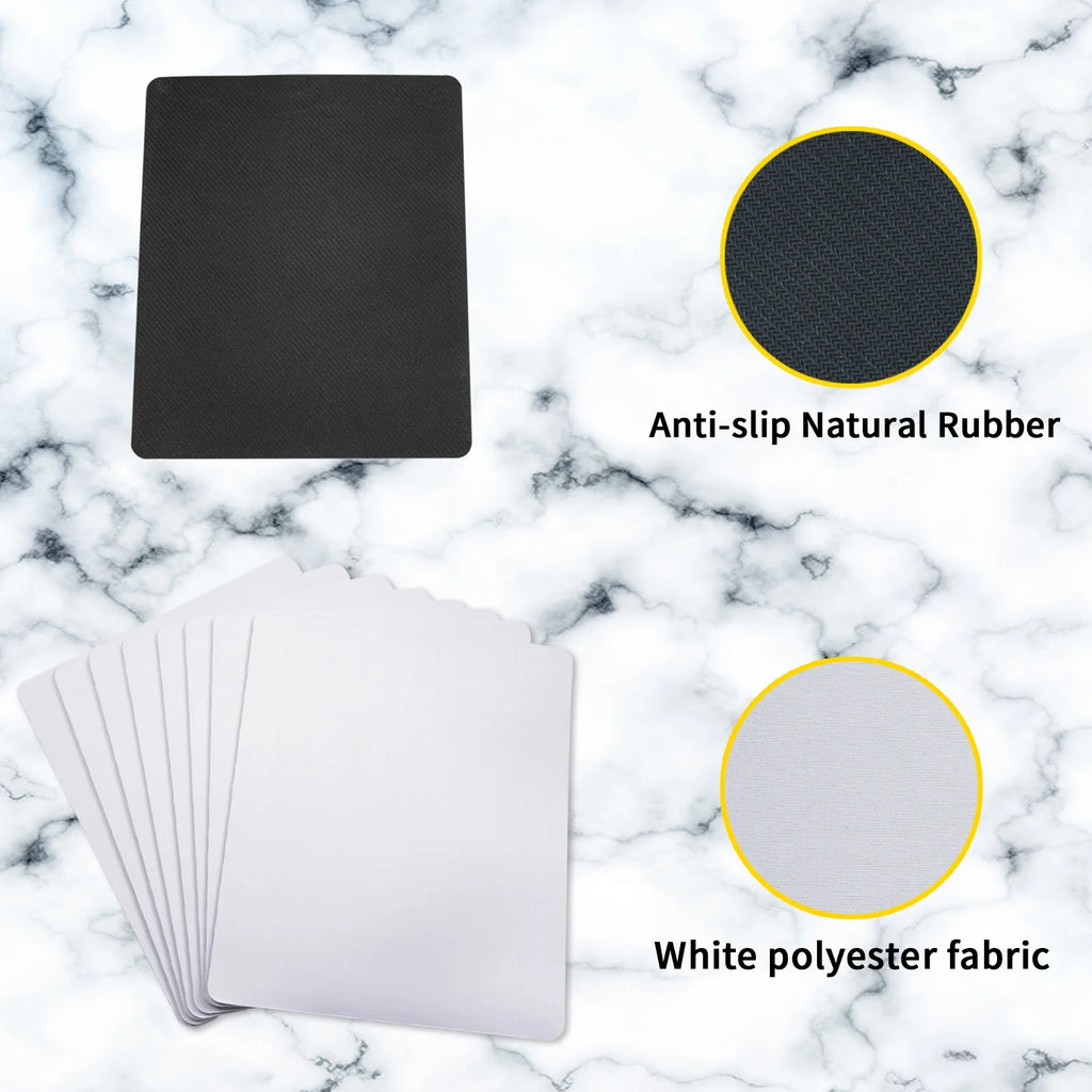 US Warehouse Sublimation Mouse Pad Blanks 24x20cm | White | 100pc Batch