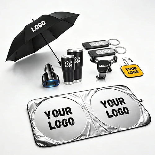 Executive Custom Logo Vacuum Cup & Notebook Gift Set - Premium Corporate Work Souvenir