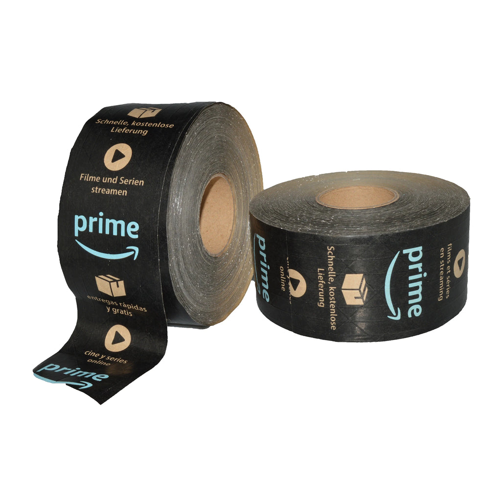 Custom Reinforced Kraft Packing Tape with Logo | 500 MOQ, Fiberglass, High Strength