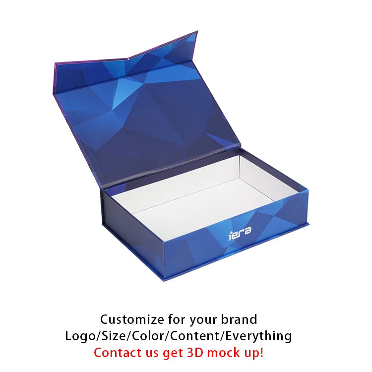 Custom Rigid Gift Boxes with Logo | MOQ 500 | Magnetic Closure