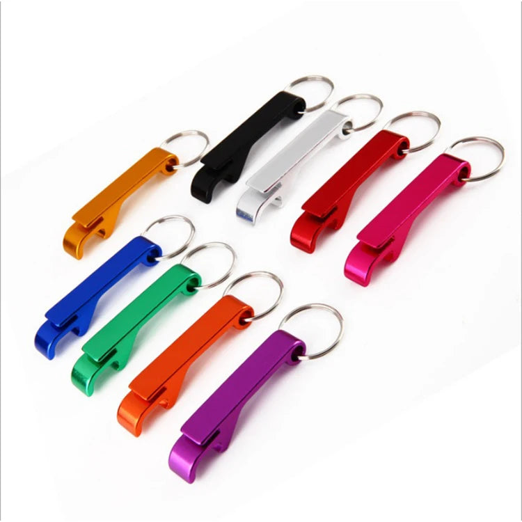 Custom Stainless Steel Bottle Openers: 200 MOQ, 65x12mm, Laser Engraving | Promotional Keychain Gifts