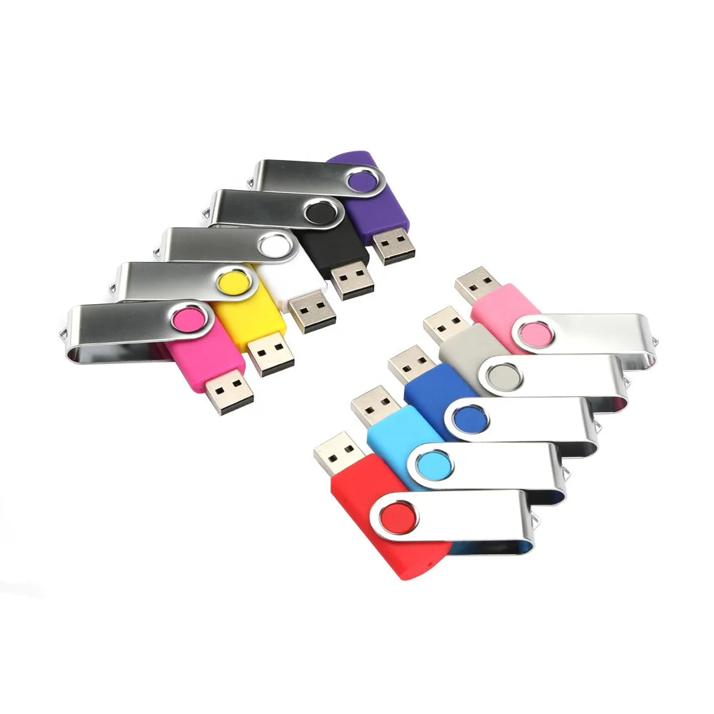 Custom Swivel USB Flash Drive for Everyday Storage and Branded Use