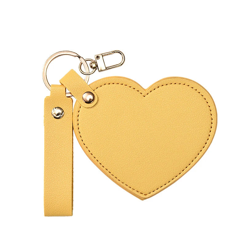 Custom Heart-Shaped Mirrors with Logo | HD Glass | MOQ 100 pcs