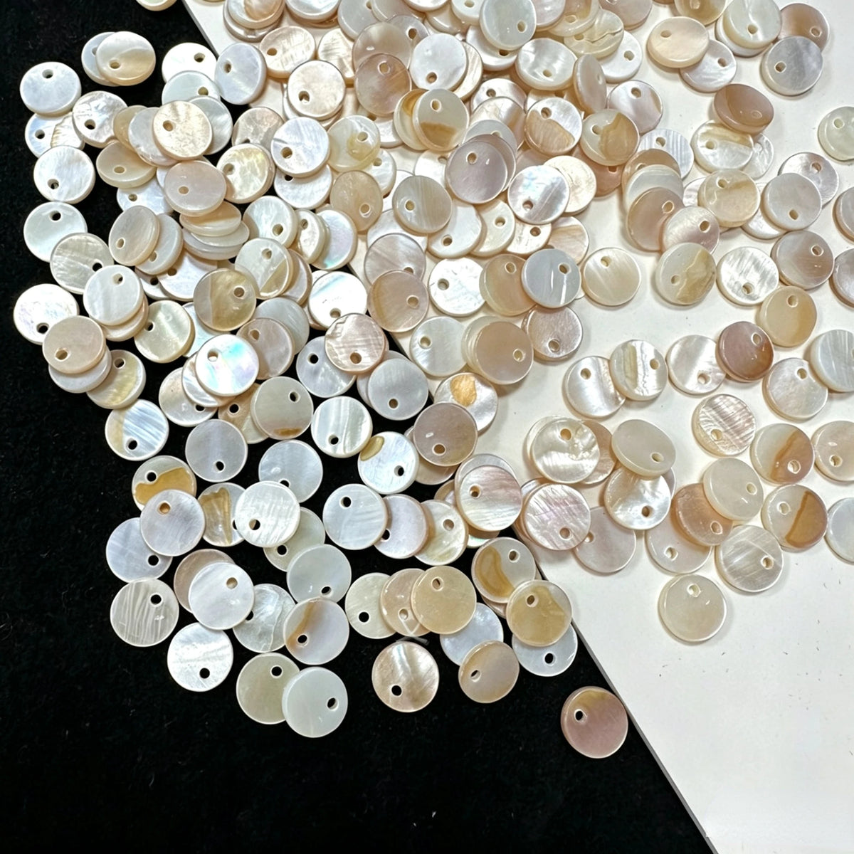 Natural Shell Pendants for Jewelry Making | Round Polished | Wholesale