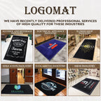 Custom Printed Nylon Floor Mat: Rubber Backing, 12 Pantone Colors, MOQ 5pcs