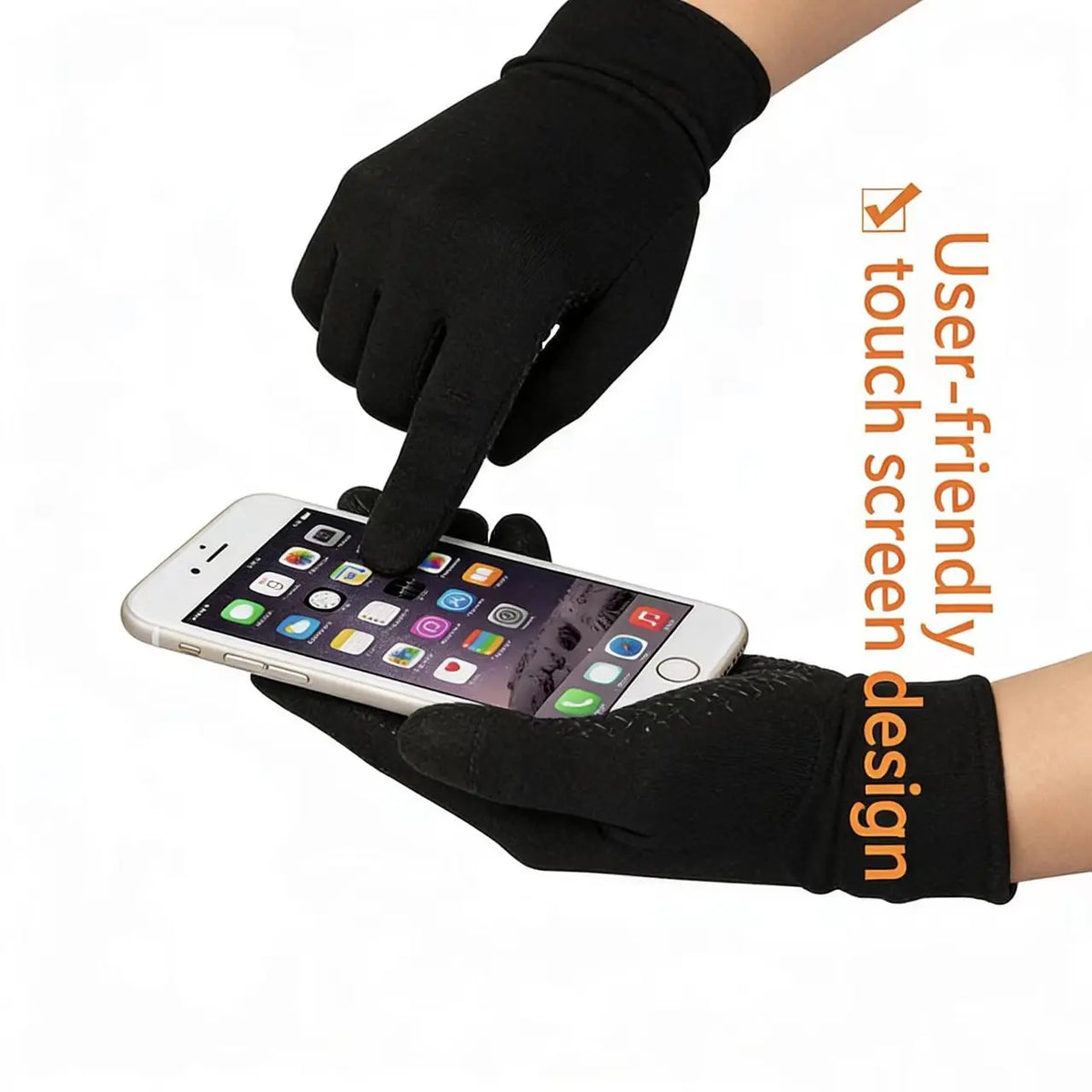 Custom Winter Sports Gloves with Logo | Touch Screen Thermal Gloves
