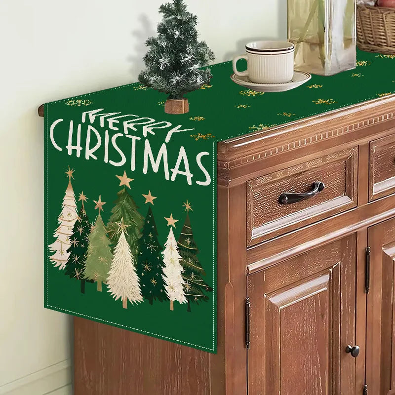Christmas Linen Runners | Custom Printed | 7-Day Lead Time