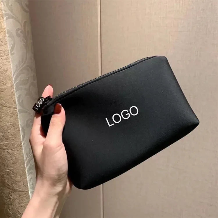 Custom Neoprene Cosmetic Bags | 50 MOQ | Eco-Friendly