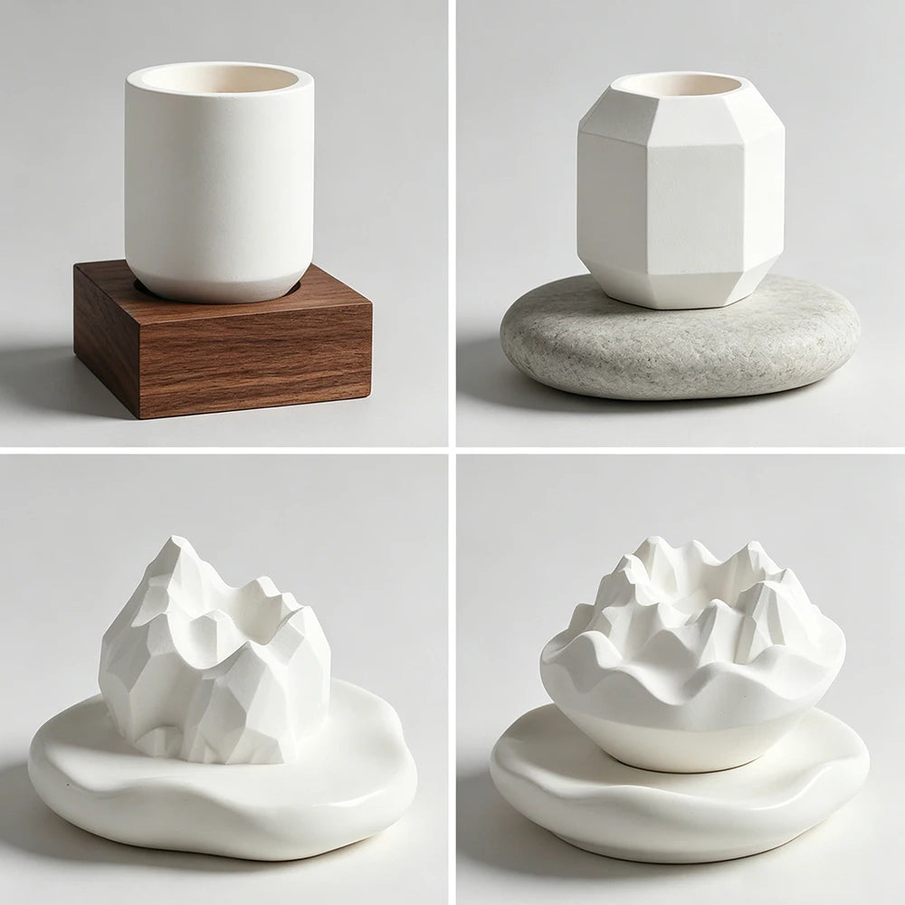 Custom Ceramic Aroma Stone Diffuser | Hanging Ornament MOQ 1