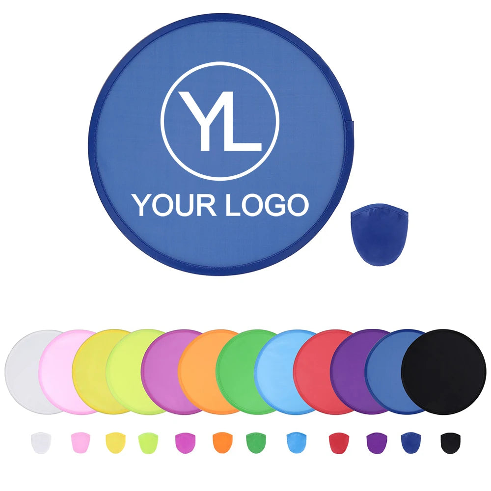Custom Logo Folding Nylon Flyer Flying Disc for Giveaways | MOQ 100