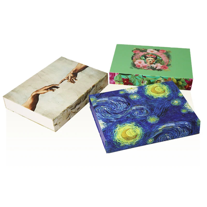 Custom Rigid Magnetic Gift Box: Flat Pack Grey Board with CMYK Print & Foil Stamping