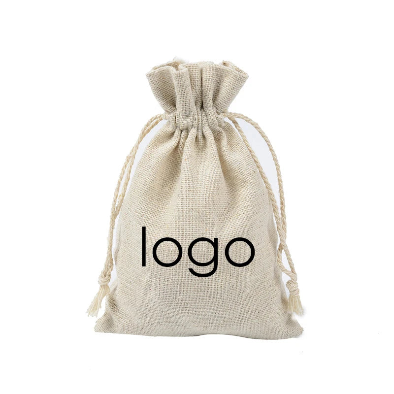 Custom Cotton Drawstring Bags | 50 MOQ | 5-Day Lead Time