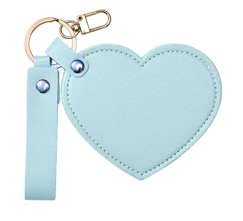 Custom Heart-Shaped Mirrors with Logo | HD Glass | MOQ 100 pcs