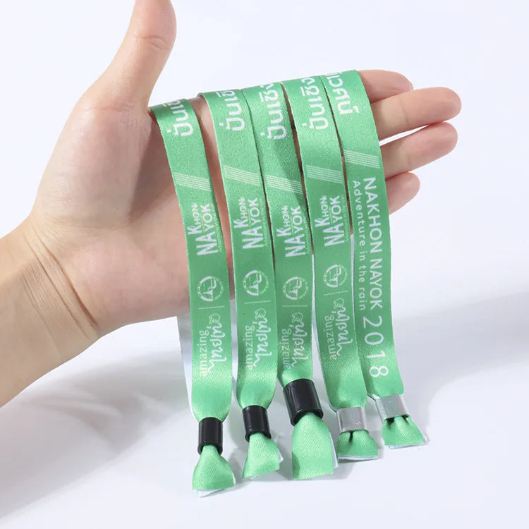 Custom Polyester Festival Wristbands | RFID/NFC | 100 MOQ | Free Samples | Events