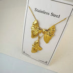 Custom 18K Gold Plated Stainless Steel Jewelry Set | MOQ 2