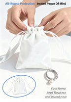 Custom Velvet Drawstring Pouch for Jewelry | Hot Stamping & Low MOQ 100