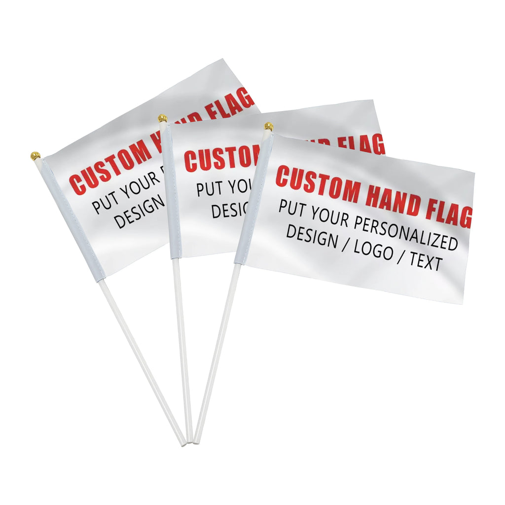 Custom Tour Guide Flags with Logo – 100 MOQ, 5-Day Lead