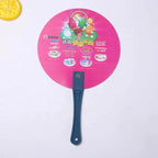 Custom Logo Printed PP Plastic Advertising Hand Fan | Bulk MOQ