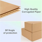 Custom Corrugated Packaging Box with Logo | 500 MOQ, Offset Print, 7 Finishing Options