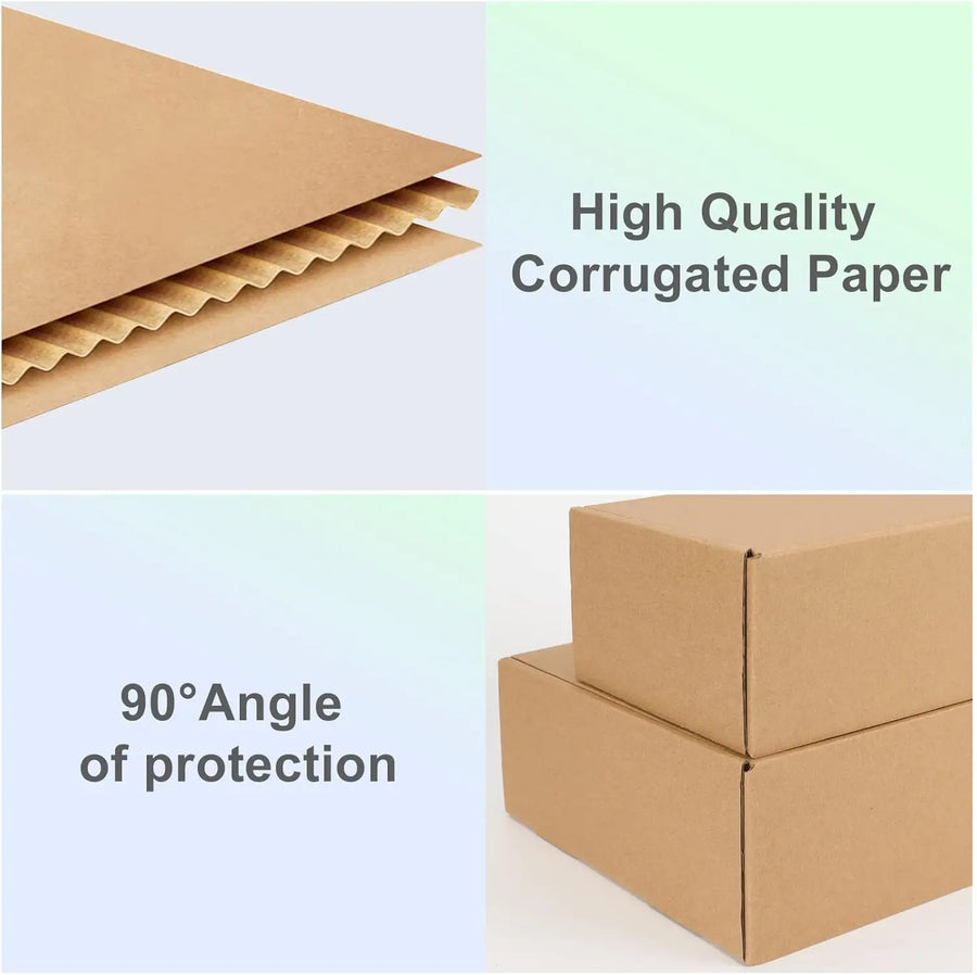 Custom Corrugated Packaging Box with Logo | 500 MOQ, Offset Print, 7 Finishing Options