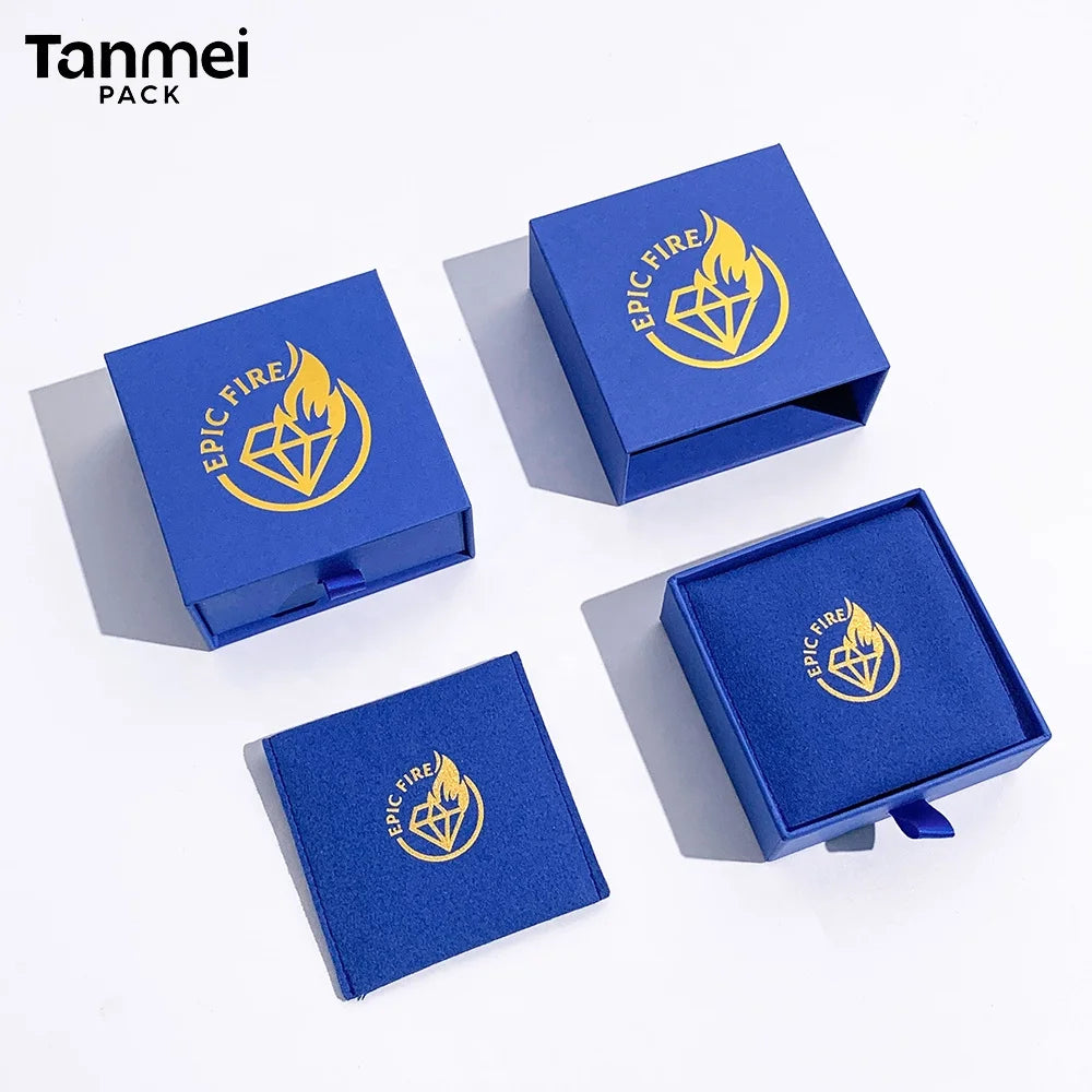 Custom Sliding Jewelry Box | Velvet Lining | 100 MOQ | 15-Day Lead