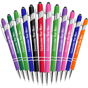 Custom 2-in-1 Stylus Ballpoint Pen with Logo | MOQ 10