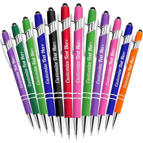 Custom 2-in-1 Stylus Ballpoint Pen with Logo | MOQ 10