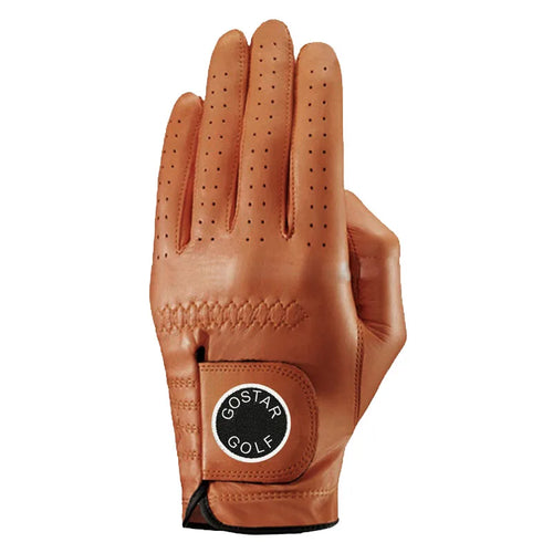 Custom Cabretta Leather Golf Glove with Logo | Soft, Breathable, Men & Women Sizes Bulk Order