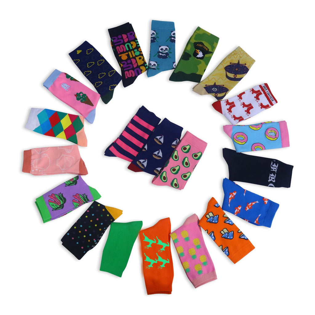 Custom 100% Cotton Crew Socks | Sublimation Printing | 50 Pairs MOQ | Bulk Corporate Gifts