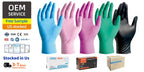 6 Mil Nitrile Gloves AQL 1.5 | 510K/CE Certified | Custom Logo | Bulk