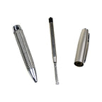 Stainless Steel Promotional Pens: 500 MOQ, 25-Day Lead, 1.0mm | Laser Engraved Ballpoint Gifts