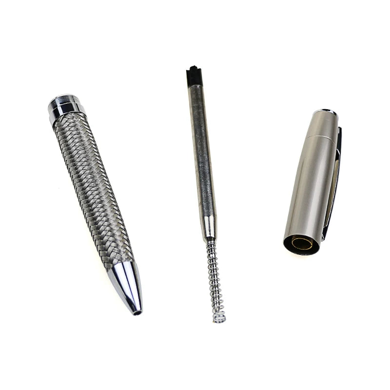 Stainless Steel Promotional Pens: 500 MOQ, 25-Day Lead, 1.0mm | Laser Engraved Ballpoint Gifts
