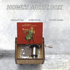 Wooden Hand-Cranked Music Box | Howl's Moving Castle | 10 MOQ | Custom