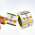 Waterproof Vinyl Beverage Labels | 100 Pcs MOQ, CMYK Printing | ISO/FSC