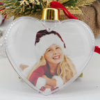 Custom Christmas Photo Baubles with Logo Wholesale | MOQ 50
