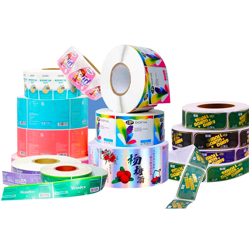 Custom Adhesive Labels with Logo | MOQ 100 | ISO Certified