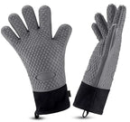 Heat Resistant Silicone Oven Mitts | Food Grade BBQ Gloves