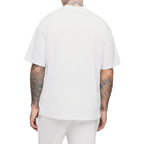 Custom Logo Heavyweight Oversized Cotton T-Shirt (250 GSM, Drop Shoulder)