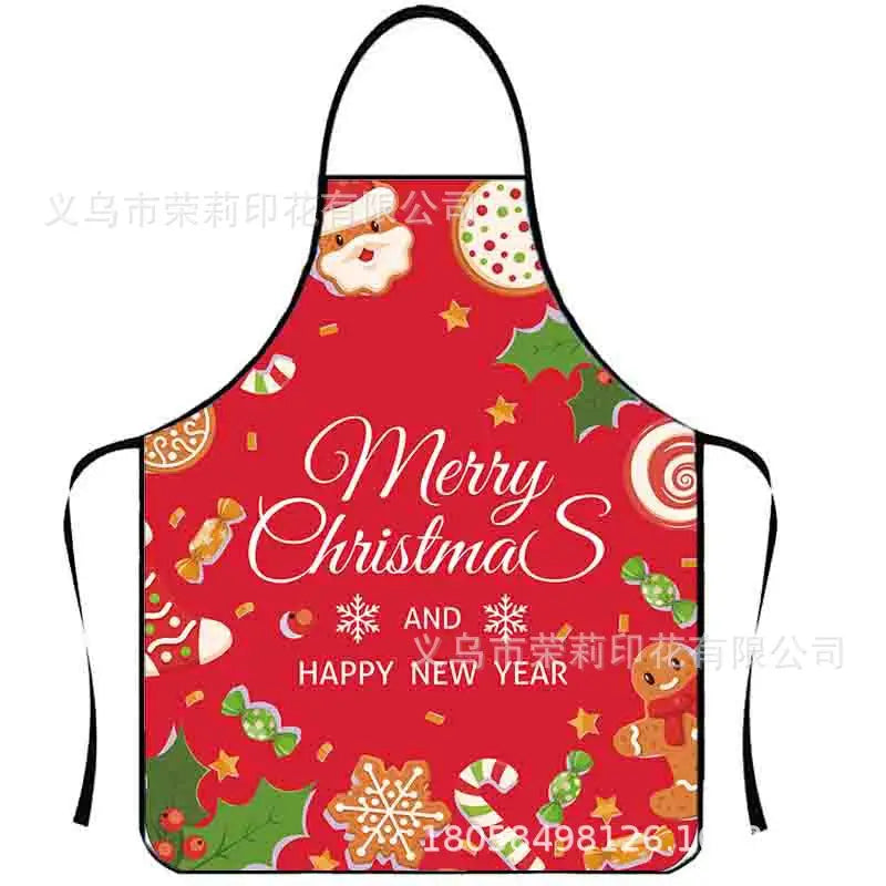 Waterproof Polyester Apron | 3D Printed Cartoon Barbecue Apron