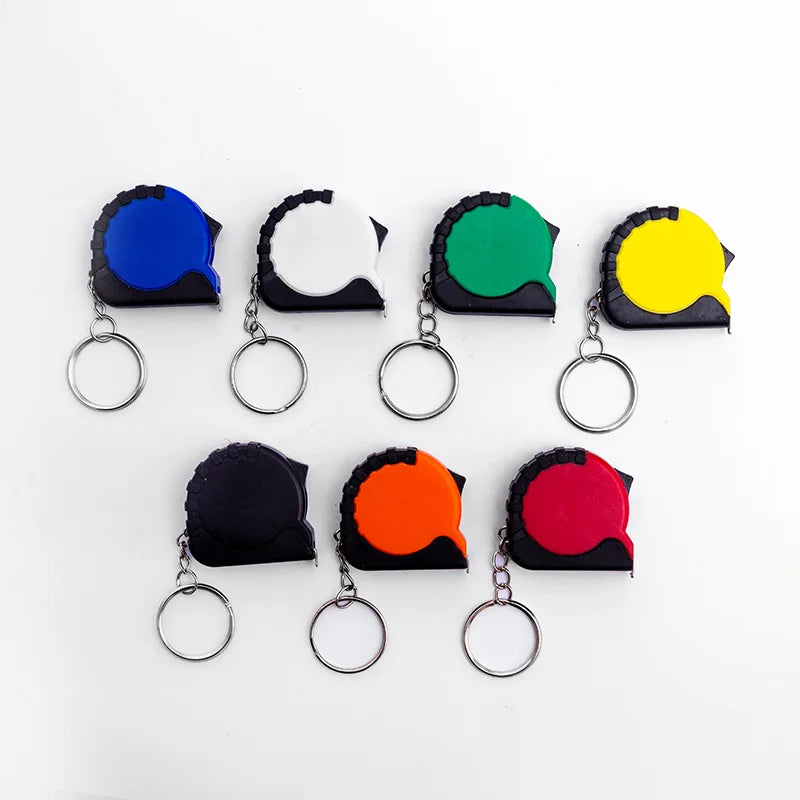 Custom Mini Tape Measure Keychain | 500 Pcs MOQ Steel Promotional Gift