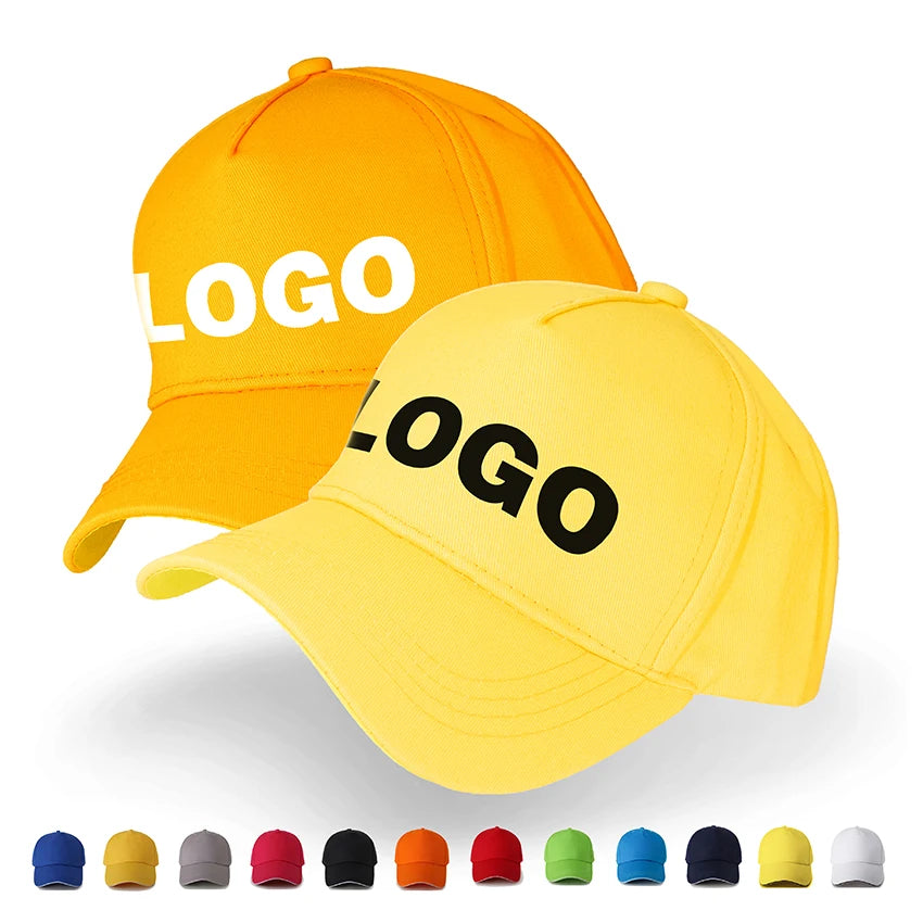 Custom Polyester Baseball Caps 100% | Embroidery & Sublimation | 1 Piece MOQ | Bulk Corporate Gifts