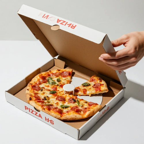 Custom Corrugated Pizza Box Wholesale | 10 12 14 Inch with Flexo Printing