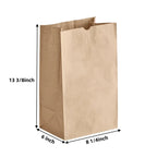 Custom Kraft Paper Bags 100% Recycled | Logo Printing | Restaurant Takeout