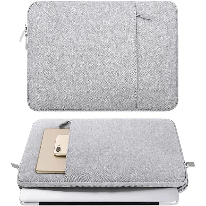 Custom Laptop Sleeve 100 MOQ | 3-Layer Waterproof Shockproof Polyester Sleeve for 11-15.6 Inch Laptops