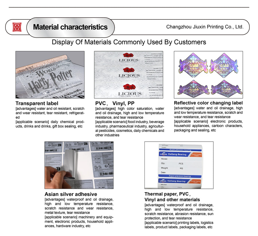 Eco-Friendly Vinyl Labels — 1 Pc MOQ, 25+ Printing Methods, Biodegradable