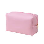 Custom logo Minimalist PU Makeup Pouch for Travel and Daily Toiletry Storage