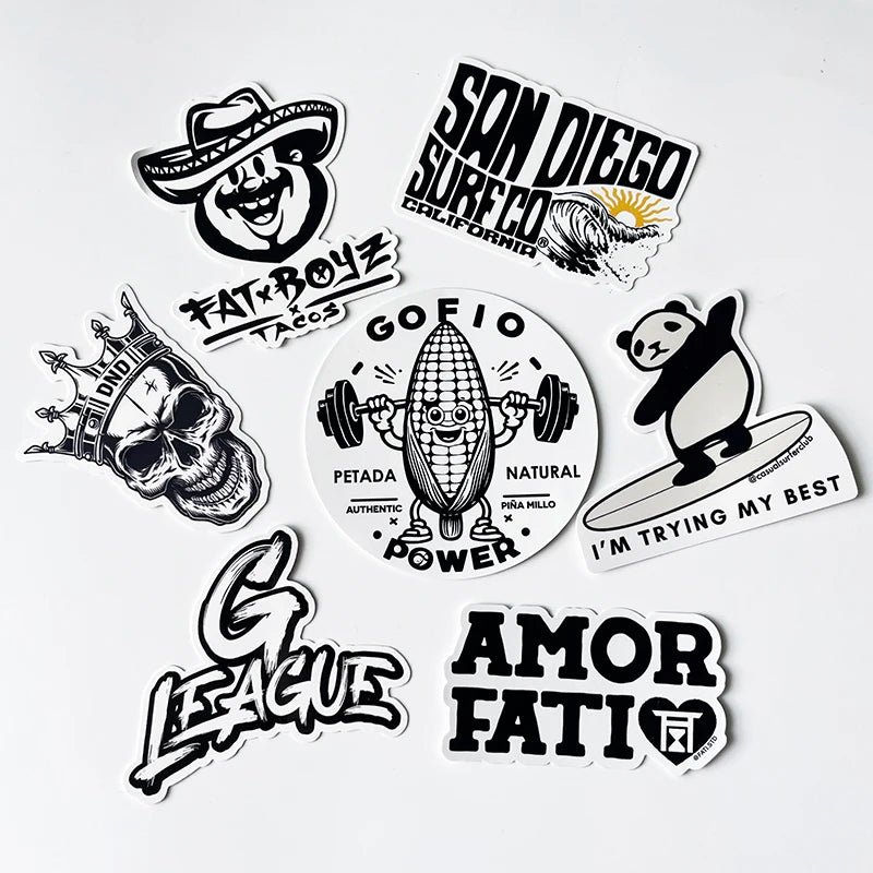Custom Waterproof Die-Cut Vinyl Stickers with Logo | Bulk Labels