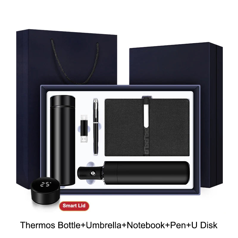Custom Corporate Executive Gift Set with Logo - The Ultimate Welcome Bundle