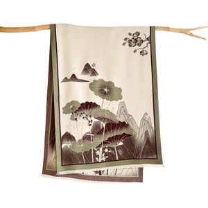Custom Jacquard Men's Winter Scarves | 20-Piece MOQ & 10-Day Lead Time | Windproof Polyester
